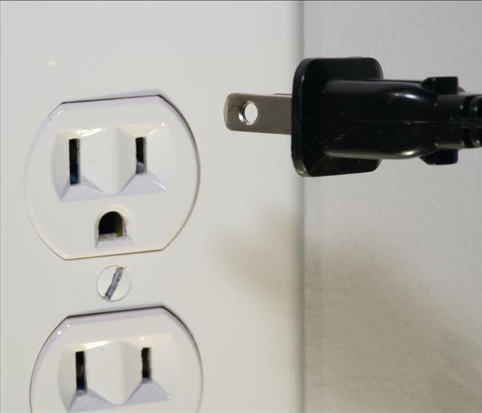 plug moving towards outlet