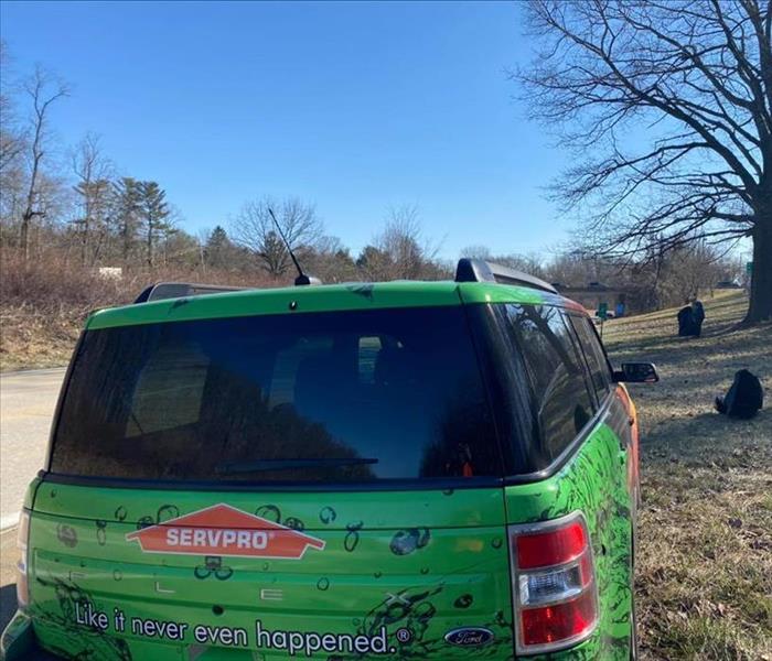SERVPRO car on Route 1